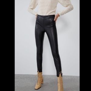 🚫SOLD🚫 Zara Black Faux Leather Pants
